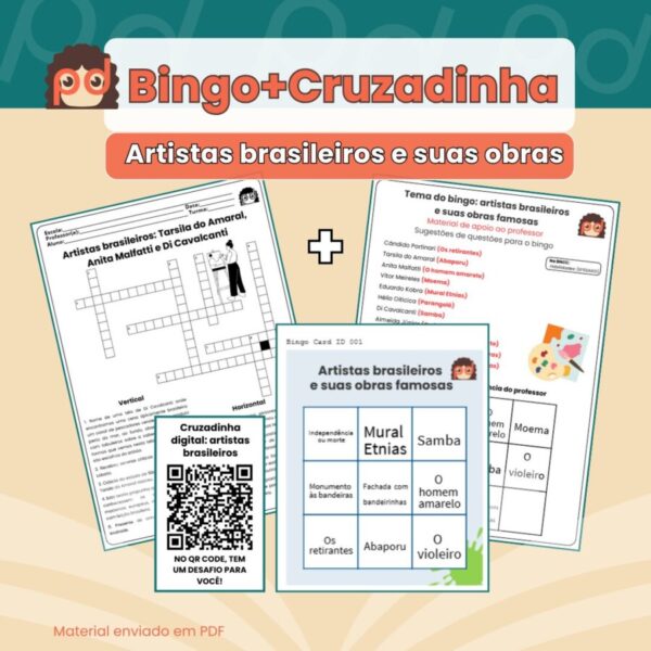 Artistas Brasileiros e suas obras: Bingo+Atividade