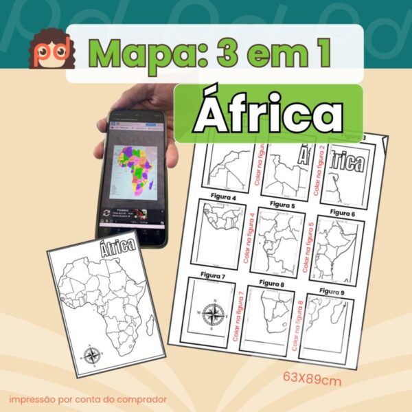 África: Painel Gigante + versão caderno + jogo digital