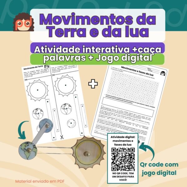 Movimentos da Terra e da lua: Atividades