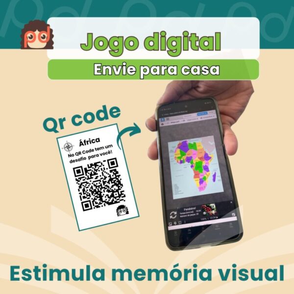 África: Painel Gigante + versão caderno + jogo digital - Imagem 3