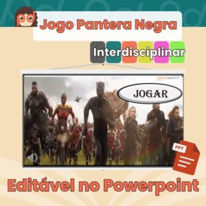 Jogo Pantera Negra: Editável no PowerPoint