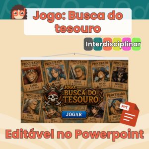 Jogo Busca do Tesouro: Editável no PowerPoint