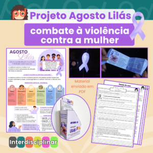 Projeto Agosto Lilás: combate à violência contra a mulher