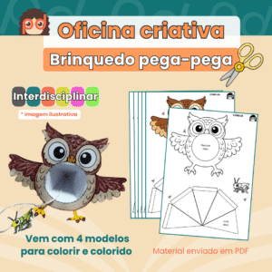 Oficina Criativa: Brinquedo Pega-pega (dia das crianças)