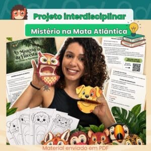 Projeto de Leitura - Mistério na Mata Atlântica (oficina de fantoche)